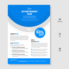 modern blue colour design template for poster flyer brochure cover. Business flyer design a4 template. flyer template, magazine, cover, poster design.