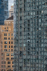 detail of a modern building in New York