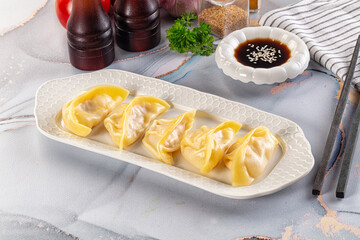 Japanese cuisine stuffed dumplings Gyoza