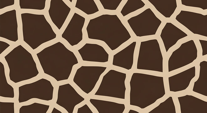 Giraffe Print Pattern Background