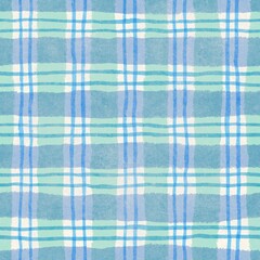 Pattern Perfect - Template 3000pxSeamless pastel gingham plaid check pattern in soft color variations including pink, green, blue, purple, and peach. A light and cheerful woven fabric style ideal for 