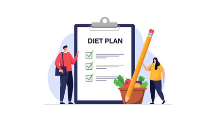 Create a healthy eating plan for sustainable weight loss and improved well being