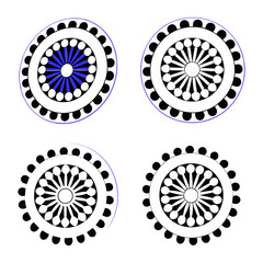 Halftone design elements
