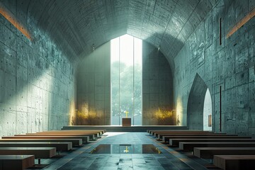 interior of the church