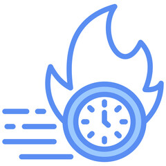 Speed Blue Icon