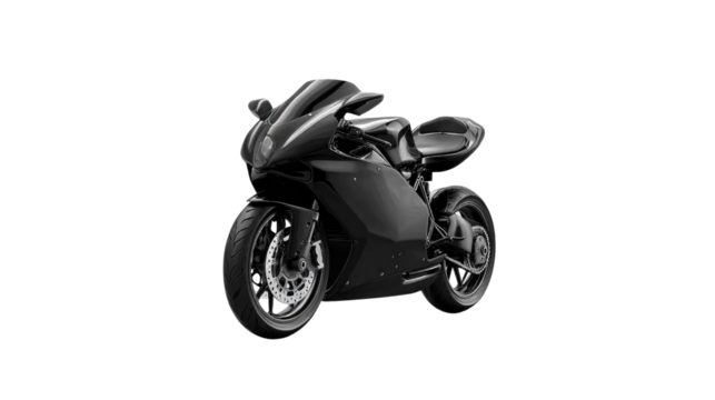 Sleek Black Sport Motorcycle with Modern Design and High-Performance Features for Riders and Enthusiasts