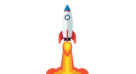 Launch Your Business to New Heights Rocket Ship Icon