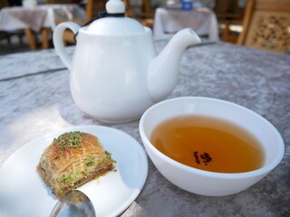 お茶とバクラヴァ