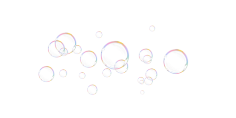 bubble transparent, soap bubbles,PNG.