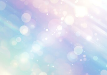 Obraz premium Soft pastel bokeh background with gentle light rays