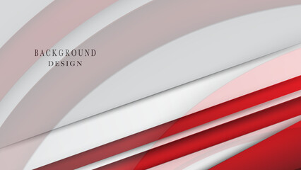 Red white professional geometric background design