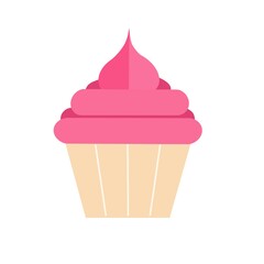 cupcake vector illustration