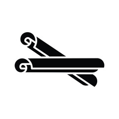cinnamon icon vector design template simple and clean