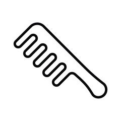 Fototapeta premium comb icon vector design template simple and clean