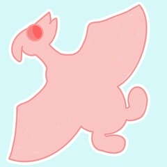 pink pterodactile 7282