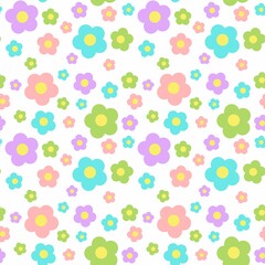 seamless pattern with flowers 4443