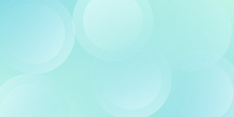 Minimalist banner background. Green and blue gradations.Circle geometric background. Simple design. Vector. EPS 10