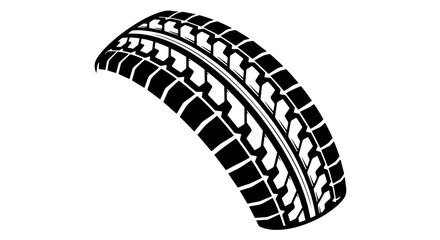 Dynamic tread pattern of a tire conveys power performance and traction for any vehicle applications or engineering designs