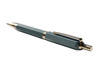 3d geometric mechanical pencil with metallic accents