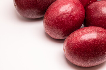 Passion fruit with white background