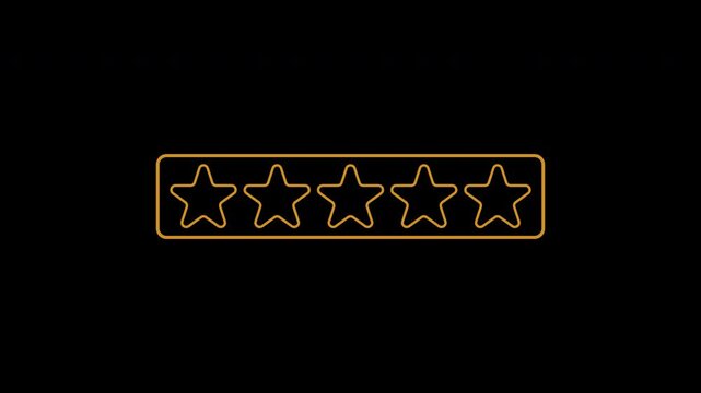 Two dim rating stars in a fivestar space symbolize a twostar rating. Suitable for illustrating underperformance or dissatisfaction in reviews.