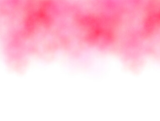 Colorful smoke explosion effect cutout on transparent background, colorful clouds fog steam effect. Png file