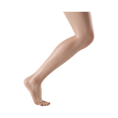 Obraz premium female legs isolated on white