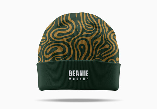 Winter Beanie Hat Mockup