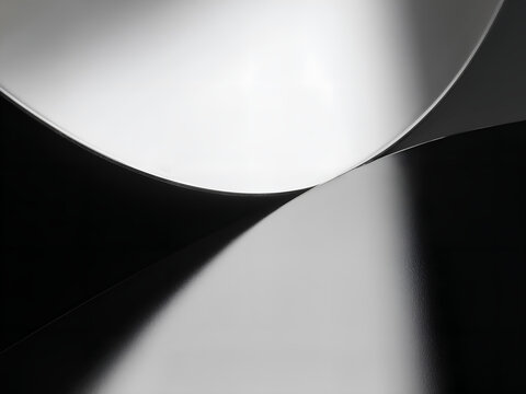 A photorealistic, abstract close-up of a perfectly smooth, glossy black surface.