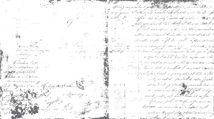 Old handwritten grunge paper texture. Vintage manuscript background with distressed ink and antique aged retro surface