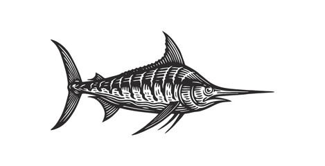 a swift marlin, showcasing speed and strength.