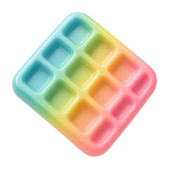 PNG Colorful silicone pop-it toy