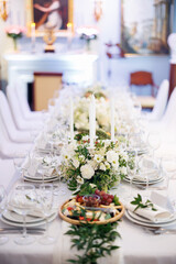 wedding table setting