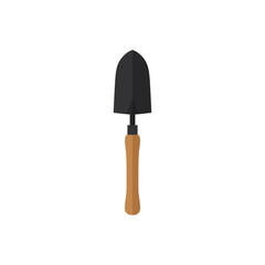 trowel flat design vector illustration isolated on white background. Putty knife illustration. masonry tool for plastering and smoothing construction equipment