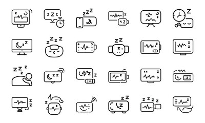 Medical Healthcare Line Icons Bundle Hospital Equipment, Doctor Tools, Patient Care, Emergency Services, Surgery, Pharmacy, First Aid, and Medicine Vector Pack