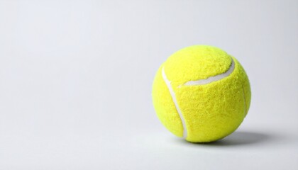 tennis ball on a yellow background