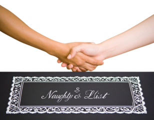 Santa’s Naughty and Nice List on Rolled Scroll, Diagonal Angle, Transparent PNG