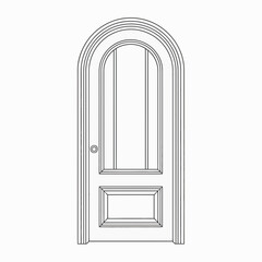 door, arch, stone, vintage, wooden, illustration, vector, design, architecture, entrance, frame, rustic, home, decor, classic, doorway, building, structure, medieval, detailed, architecture, exterior,