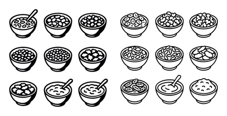 Isometric Breakfast Icons