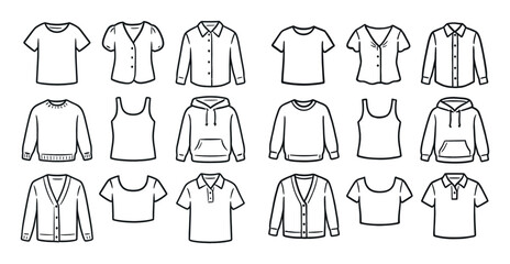 Wardrobe Icons Grid