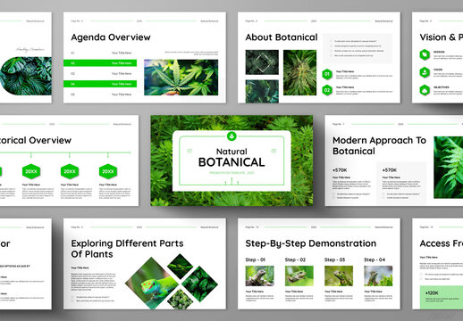 Natural Botanical Presentation Template