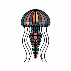 Vector illustration of a Jellyfish