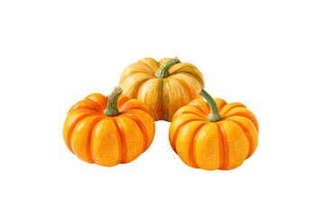 Obraz premium Three gourds isolated on transparent background