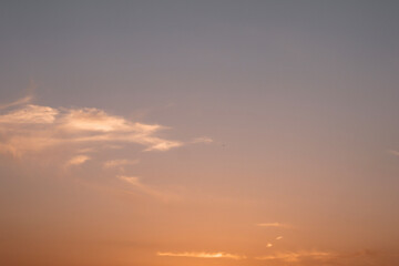 sunset sky, cloudy sky, simple photos of sky, antenna, roof, clouds