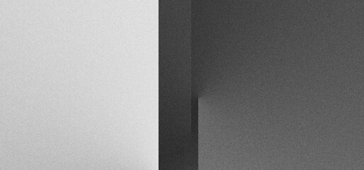 Black white grainy background, monochrome gray noisy texture dark grunge banner, header poster cover backdrop design	
