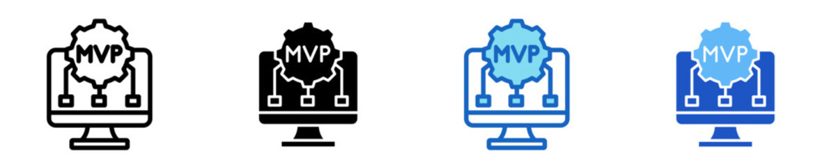 Mvp  Icon Set Multiple Style Collection
