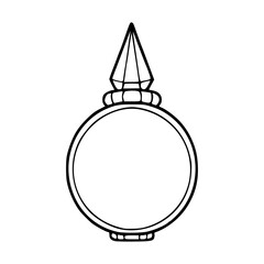 magic potion bottle outline drawing