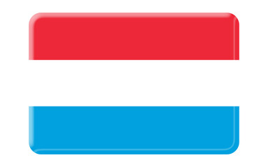 State flag of the European country Luxembourg | 3D Luxembourg Flag