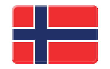 Obraz premium Flag of the Kingdom of Norway | 3D Norway Flag