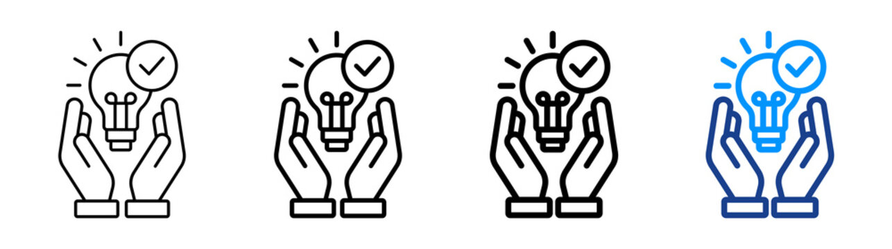 Problem Solving Icon Different Style Outline Collection Set